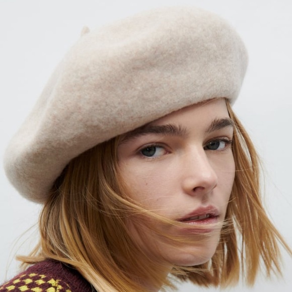 Zara Women’s 100% Wool Beret - Picture 3 of 9